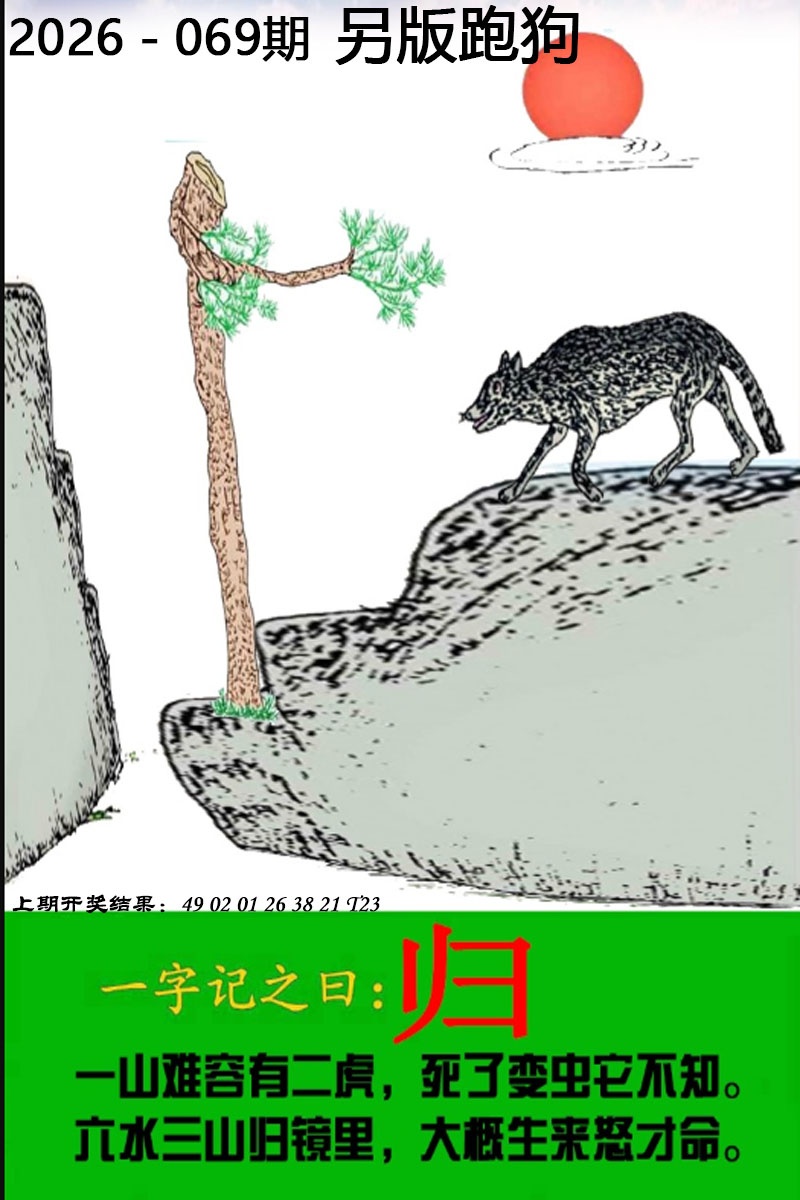069期另版跑狗图[图]