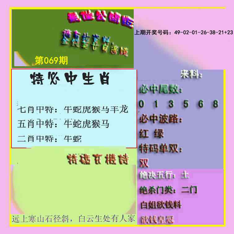 069期波肖门尾最佳公开版[图]