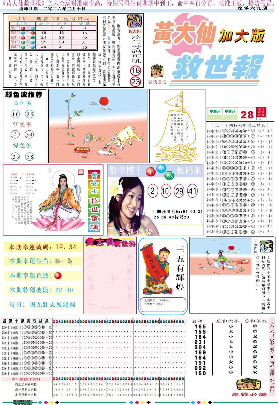 069期黄大仙救世A加大版[图]