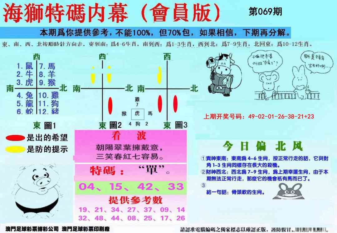 069期另版海狮特码内幕报[图]