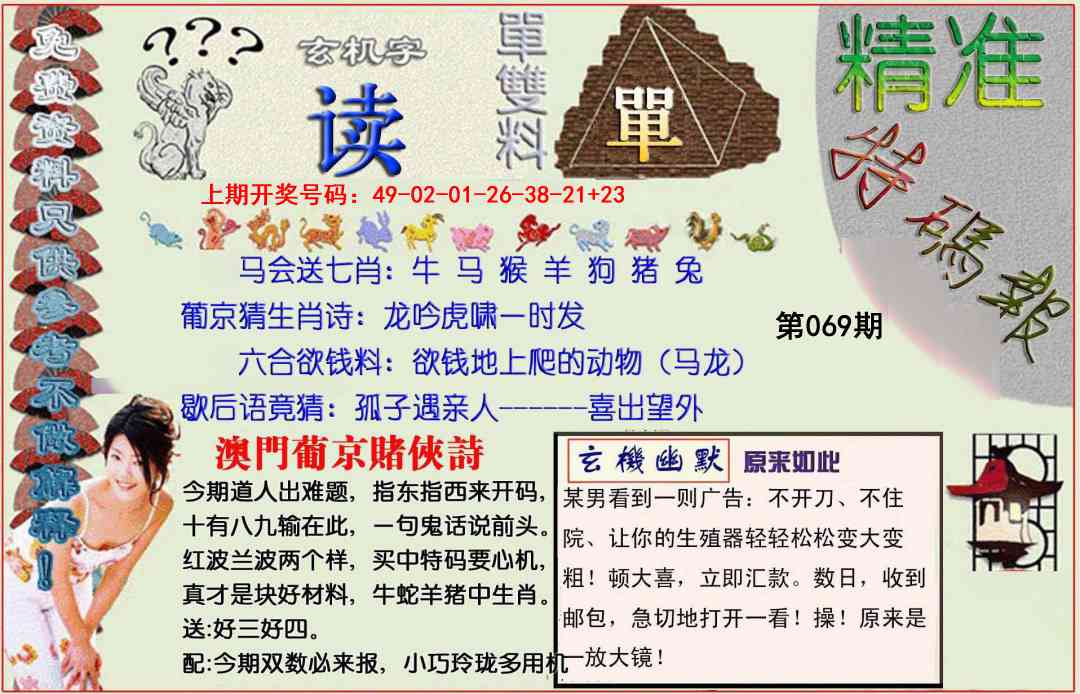 069期精准<特碼報>[图]