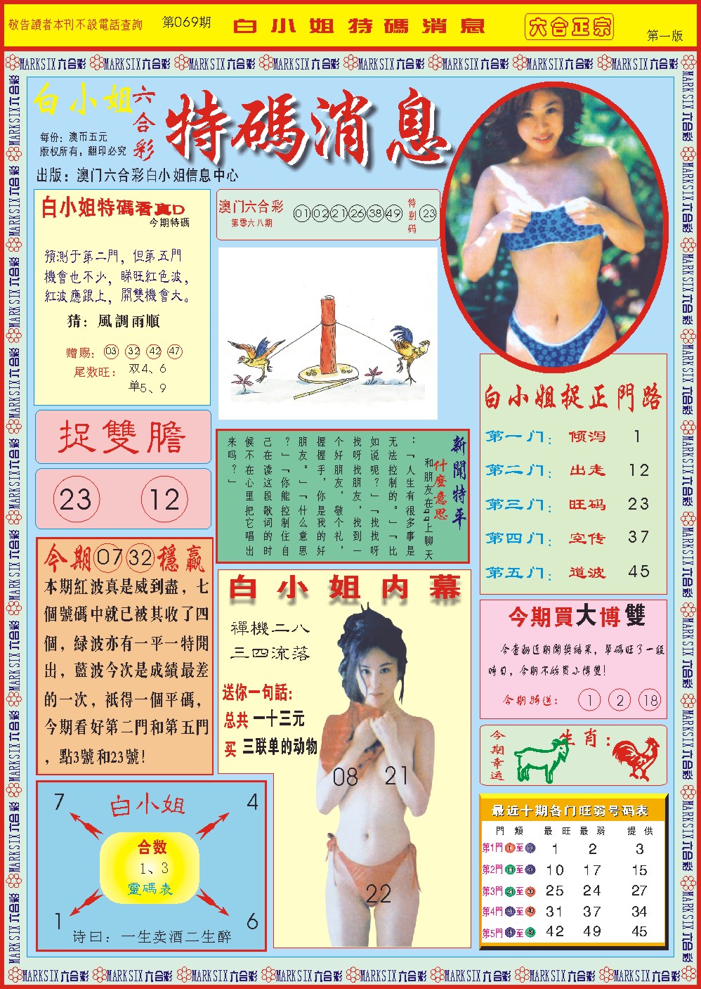 069期白小姐特码消息A[图]