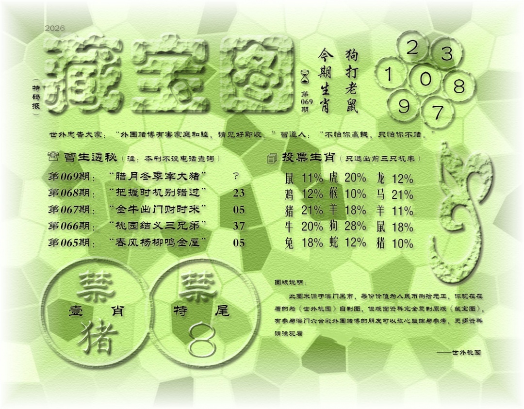 069期老《藏宝图》[图]