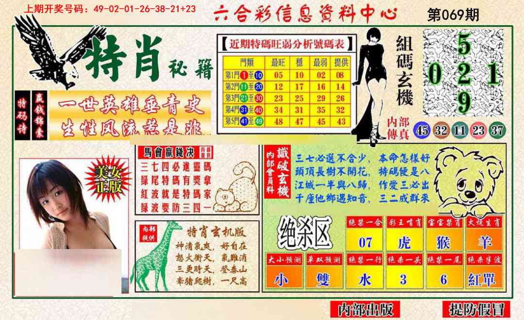 069期特肖秘籍[图]