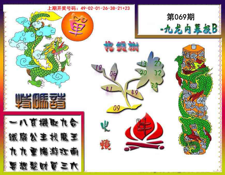 069期九龙内幕特肖图a[图]