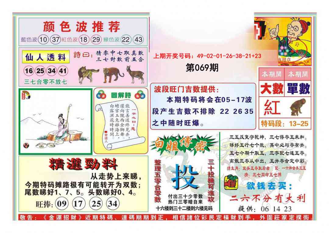069期金运招财[图]