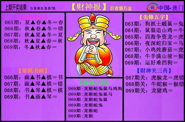 069期紫财神[图]