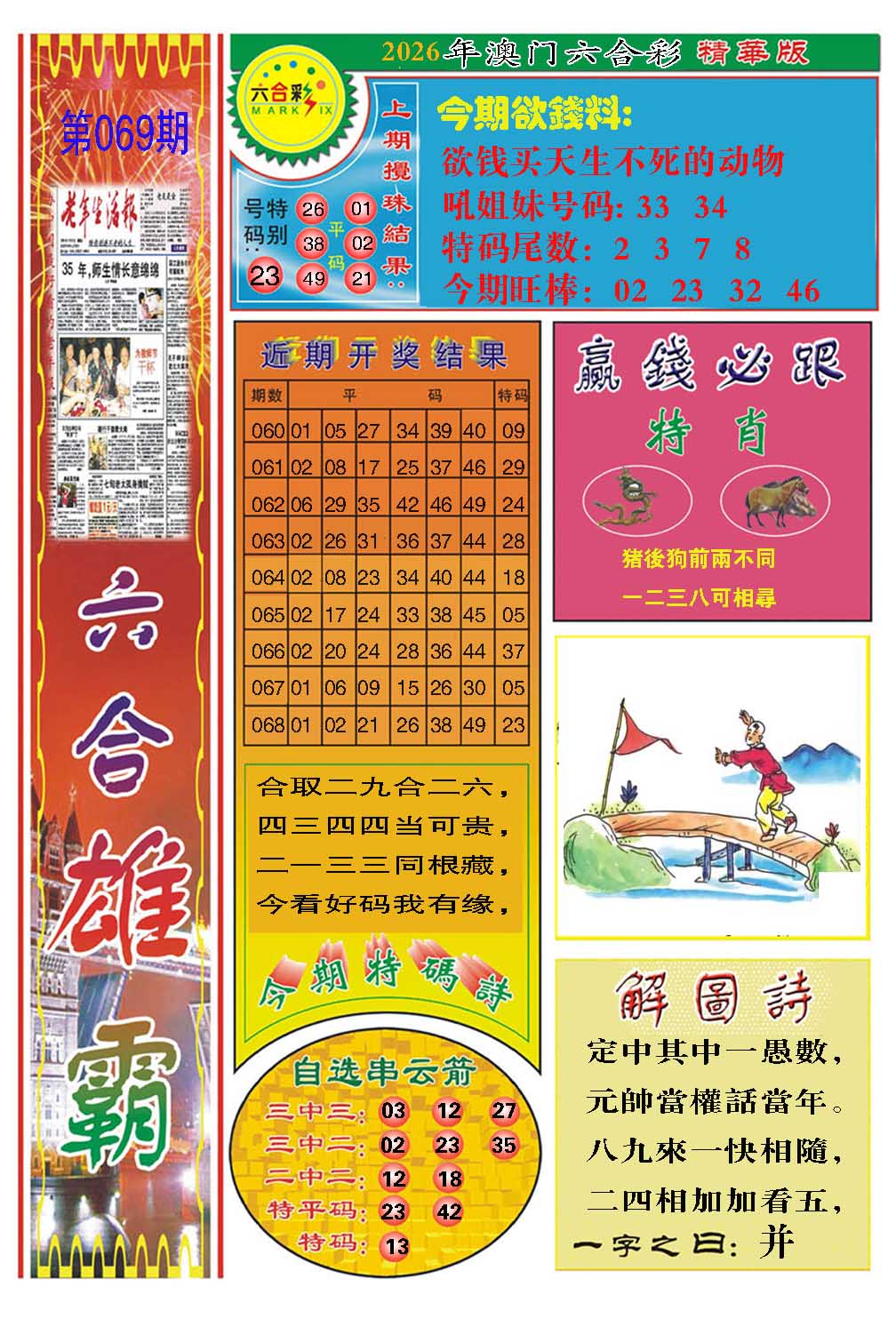 069期六合雄霸[图]