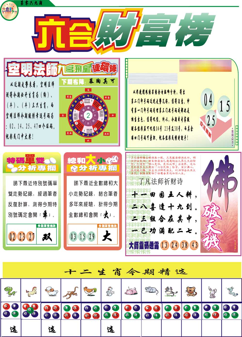 069期财富榜[图]