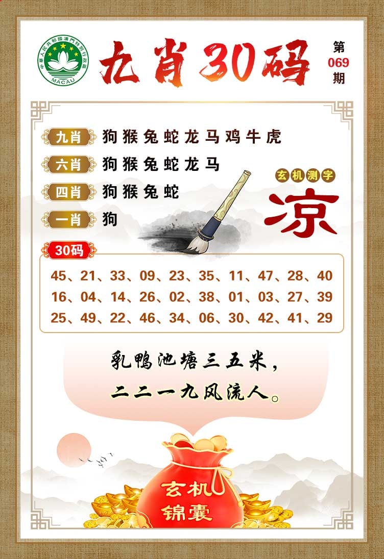 069期九肖30码[图]