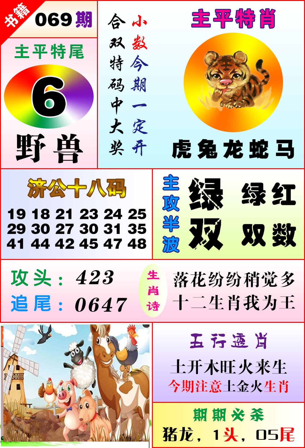 069期澳门狗头铡[图]