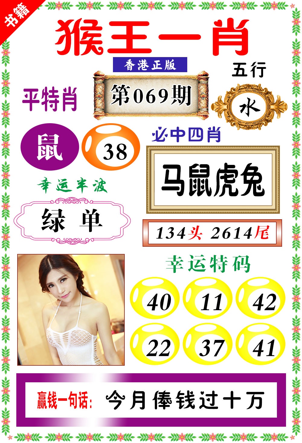 069期澳门猴王猴[图]