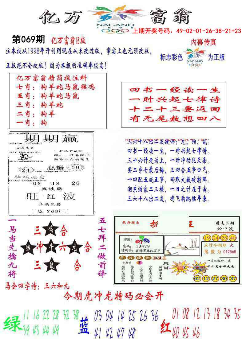 069期亿万富翁B[图]