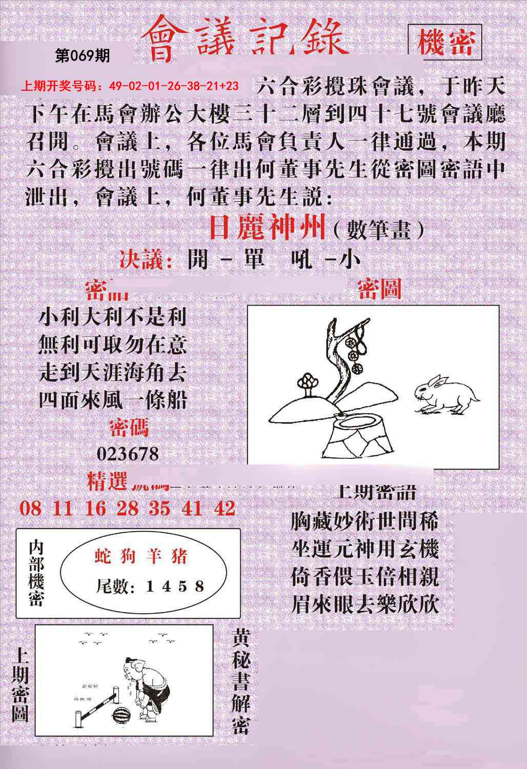 069期会议记录[图]