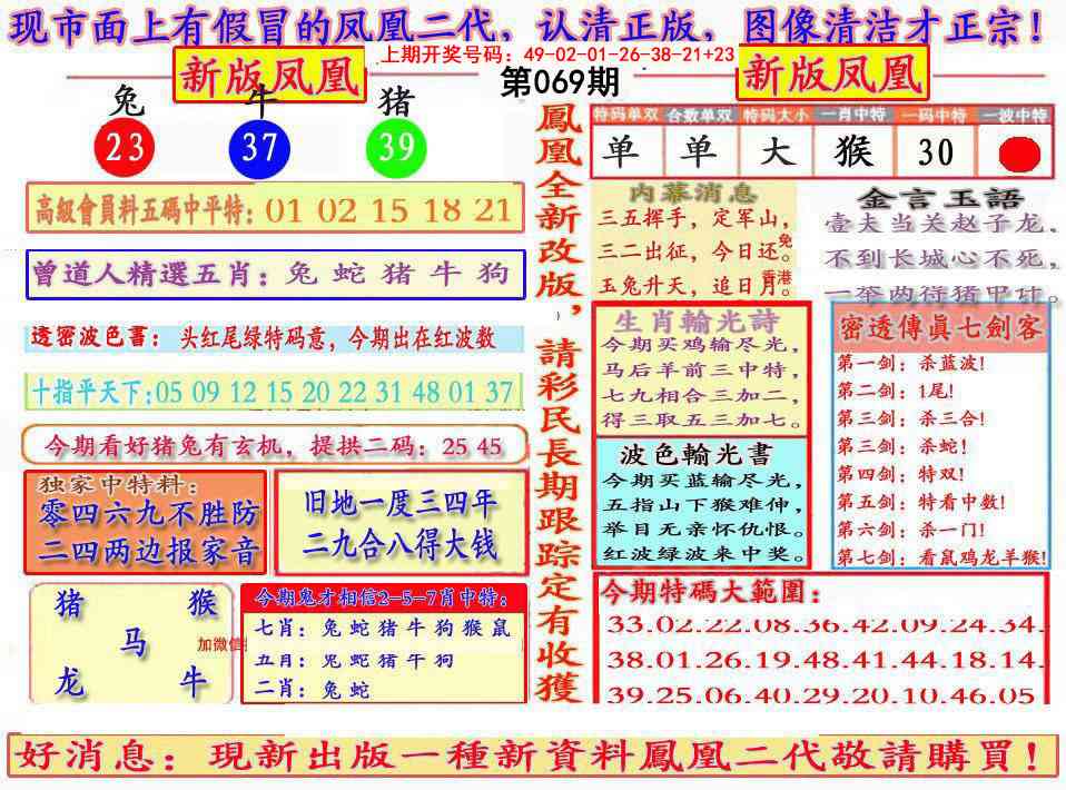 069期另二代凤凰报[图]