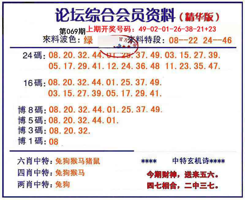 069期综合会员资料[图]