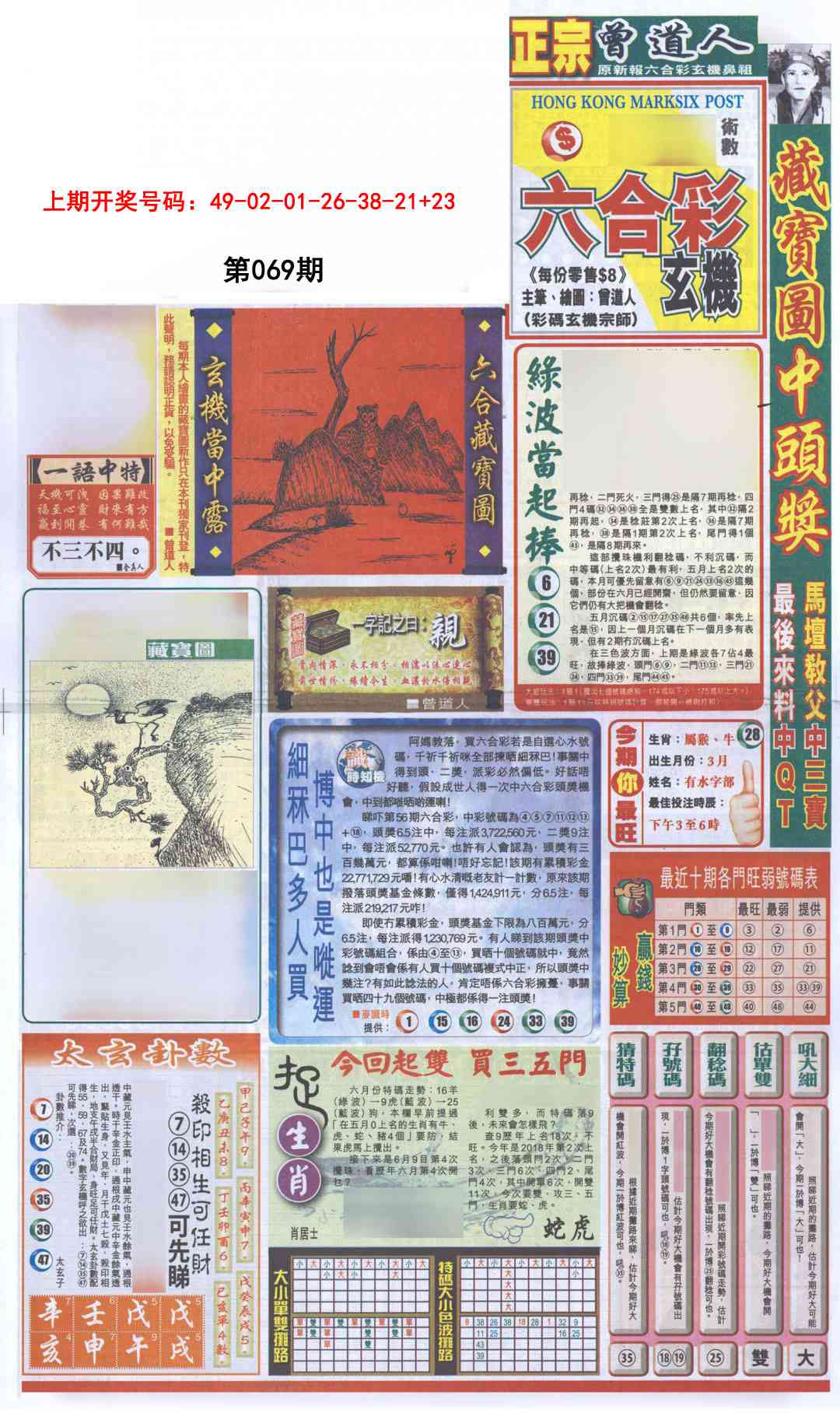 069期新报跑狗A[图]