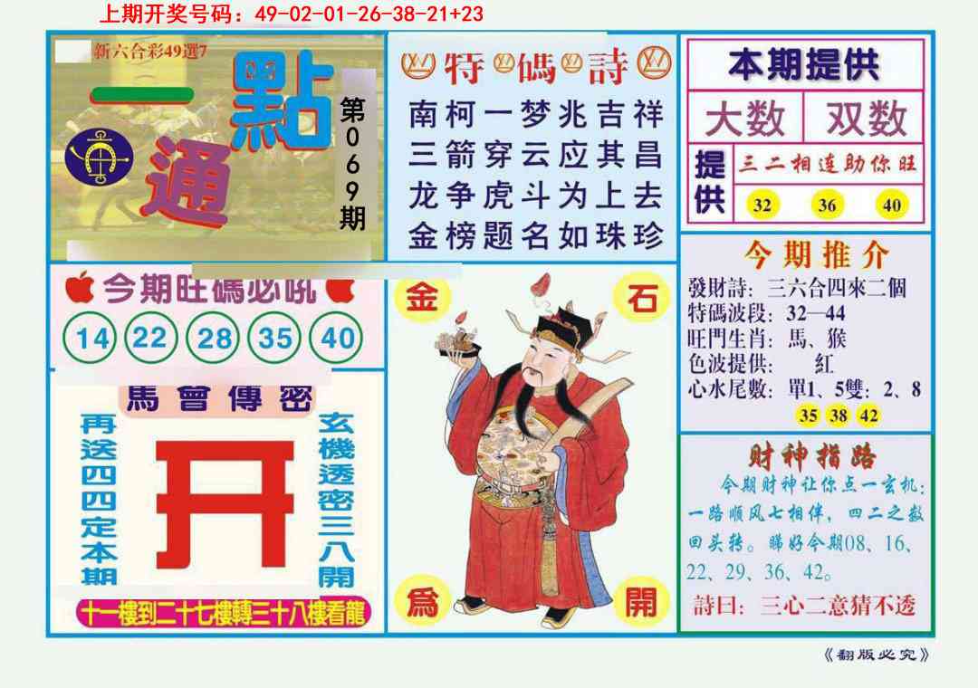 069期一点通[图]