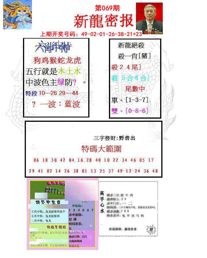 069期新龙密报[图]