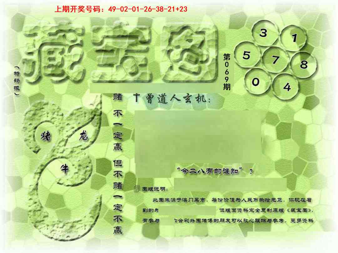 069期假新藏宝图[图]