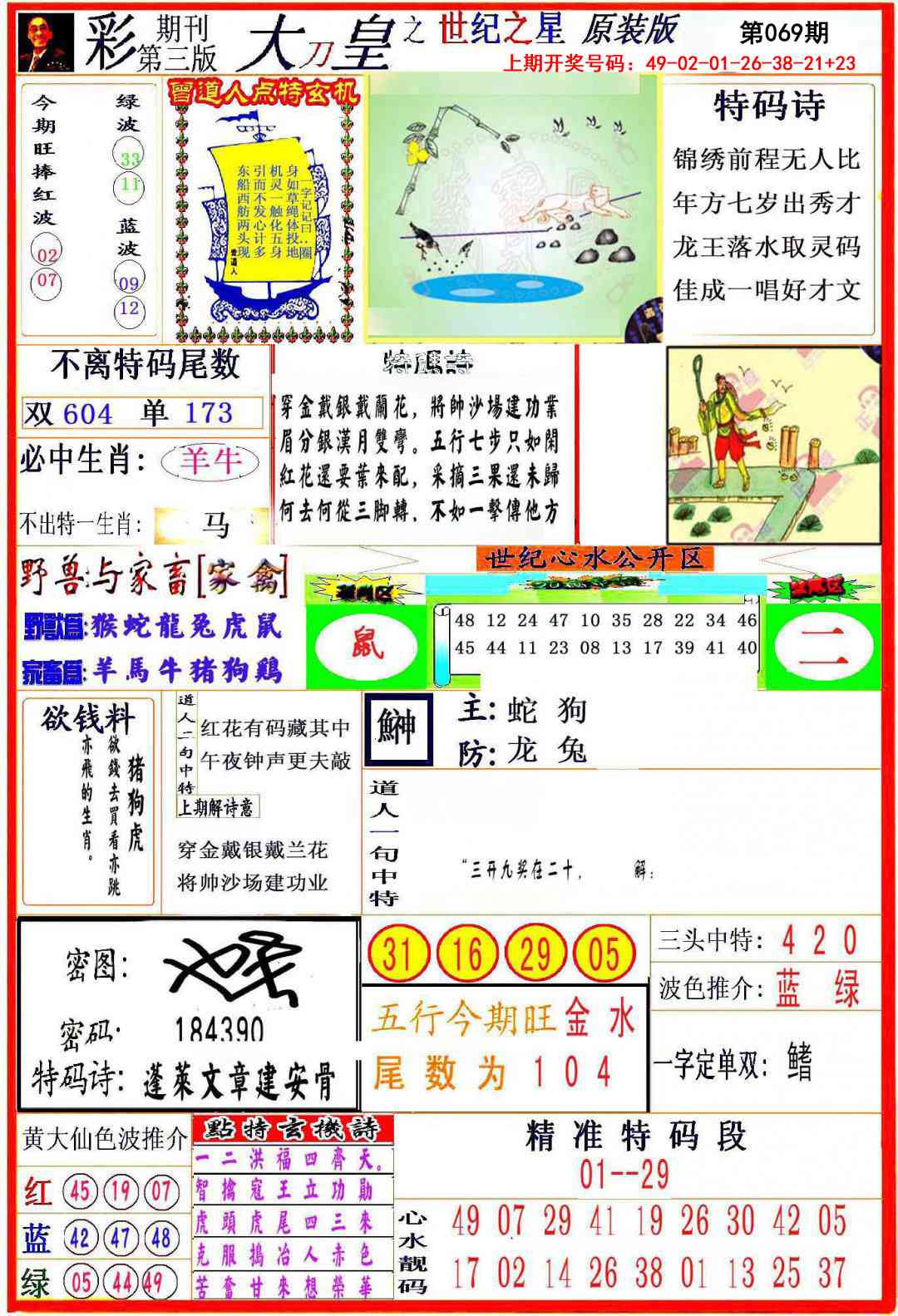 069期大刀皇之(世纪之星)[图]