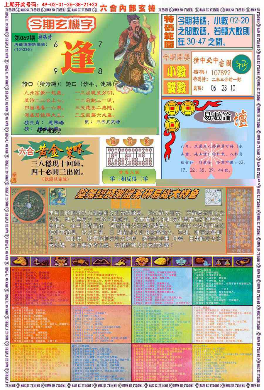 069期(新版)内部玄机B[图]