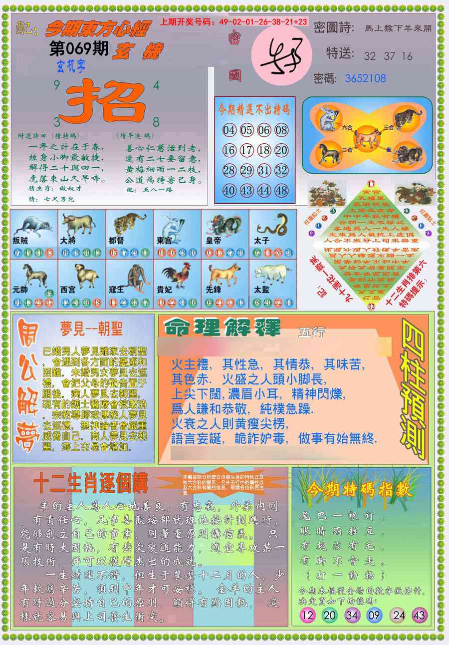 069期(新版)东方心经B[图]