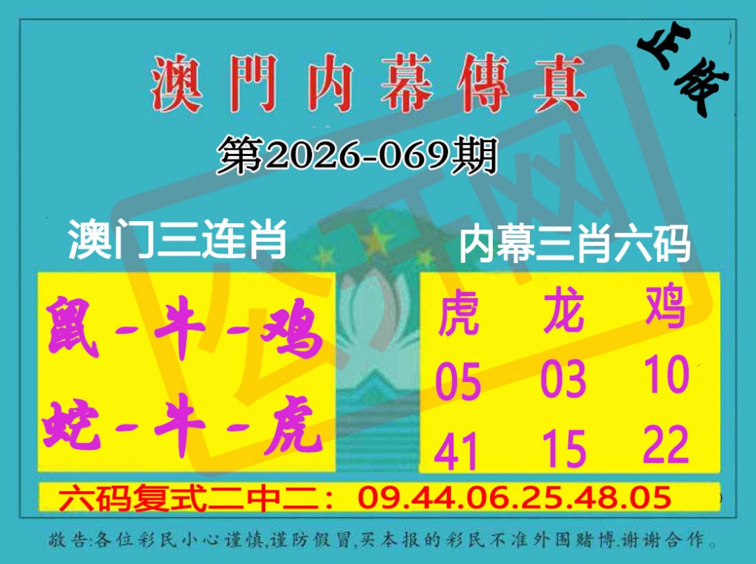 069期内幕传真三肖版[图]